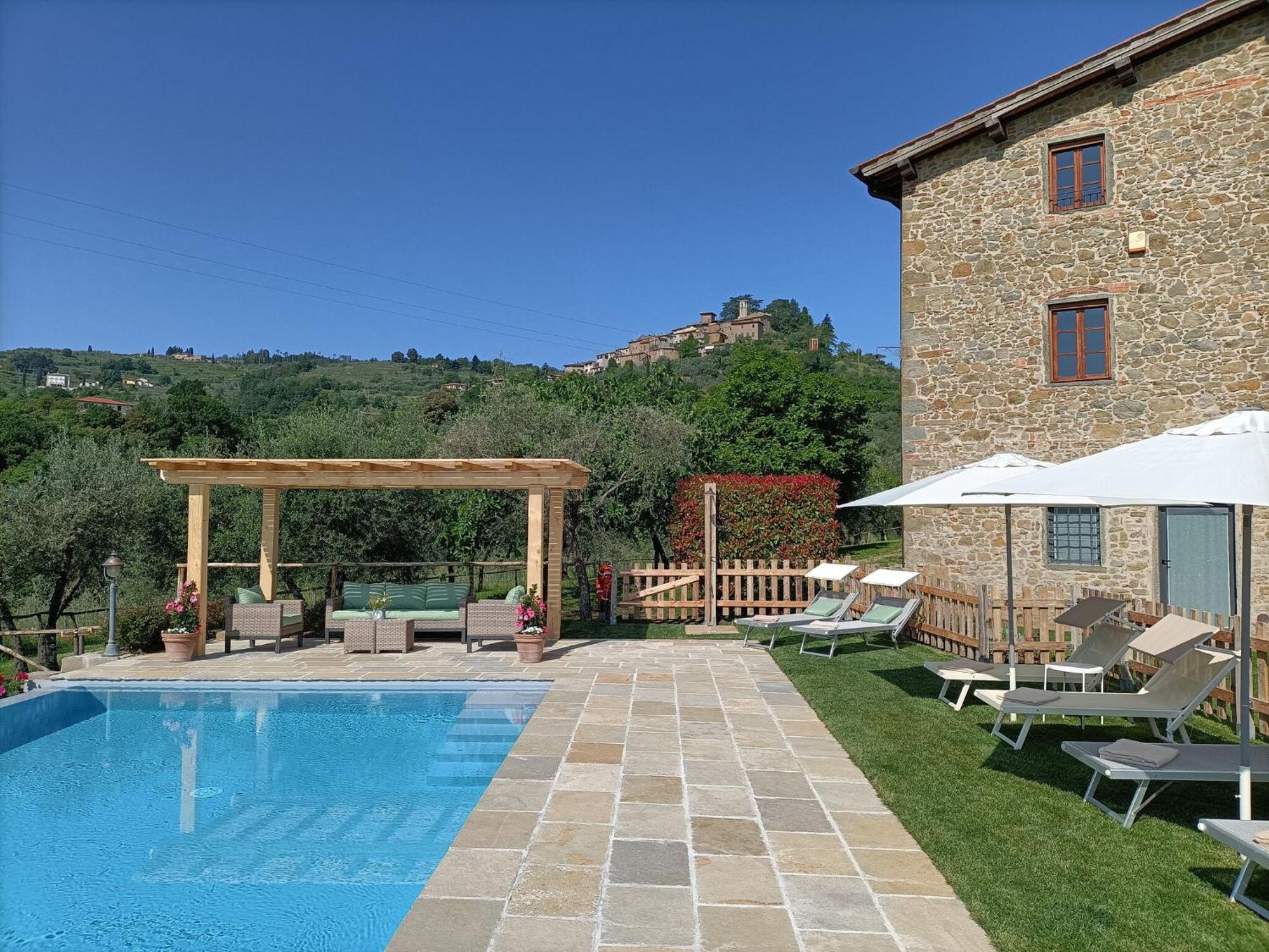 Villa Claudia Cavriglia Bagian luar foto