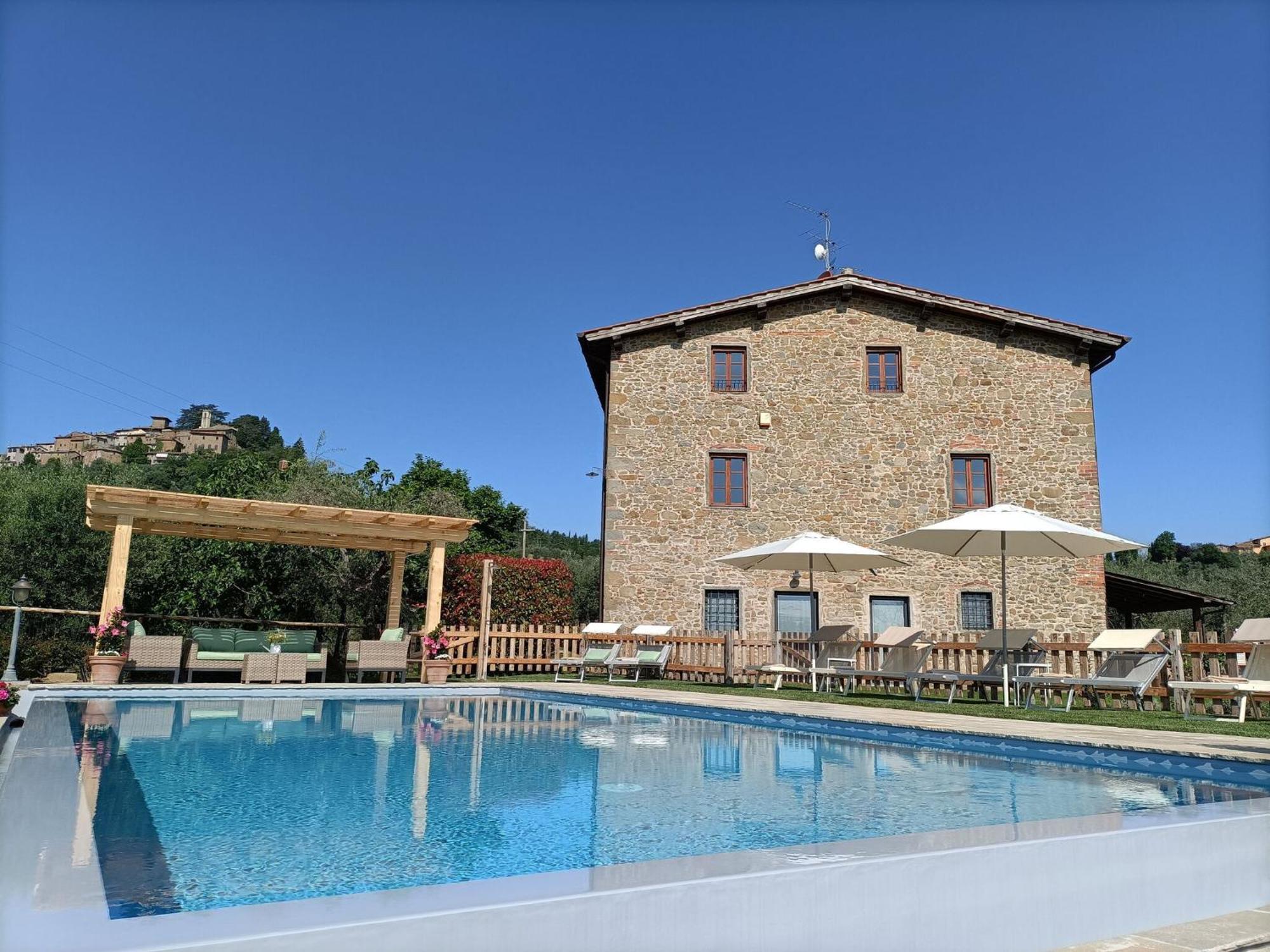 Villa Claudia Cavriglia Bagian luar foto