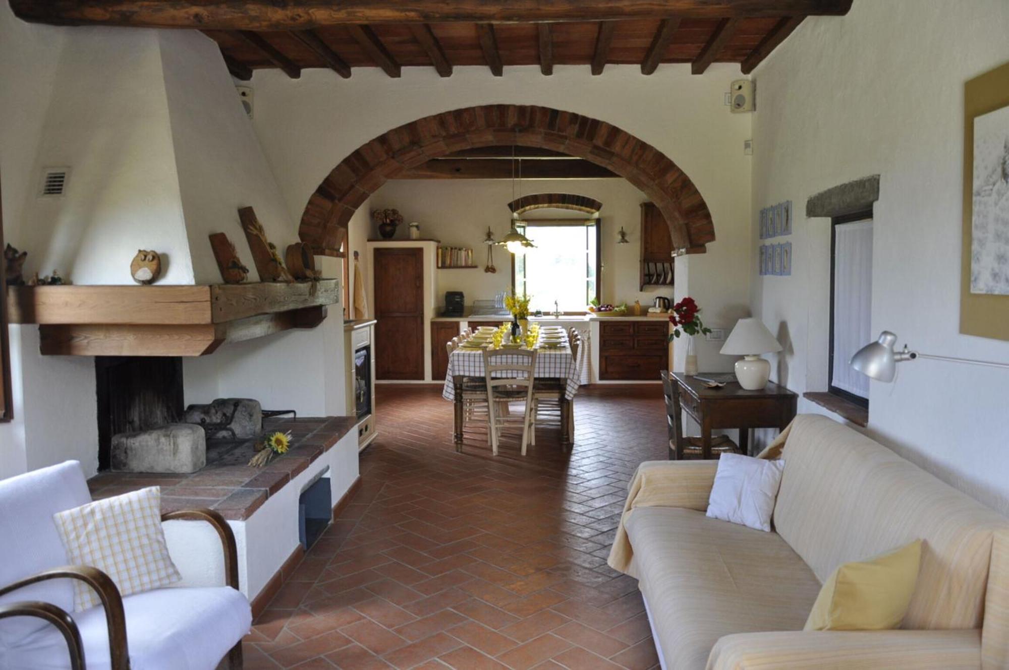 Villa Claudia Cavriglia Bagian luar foto